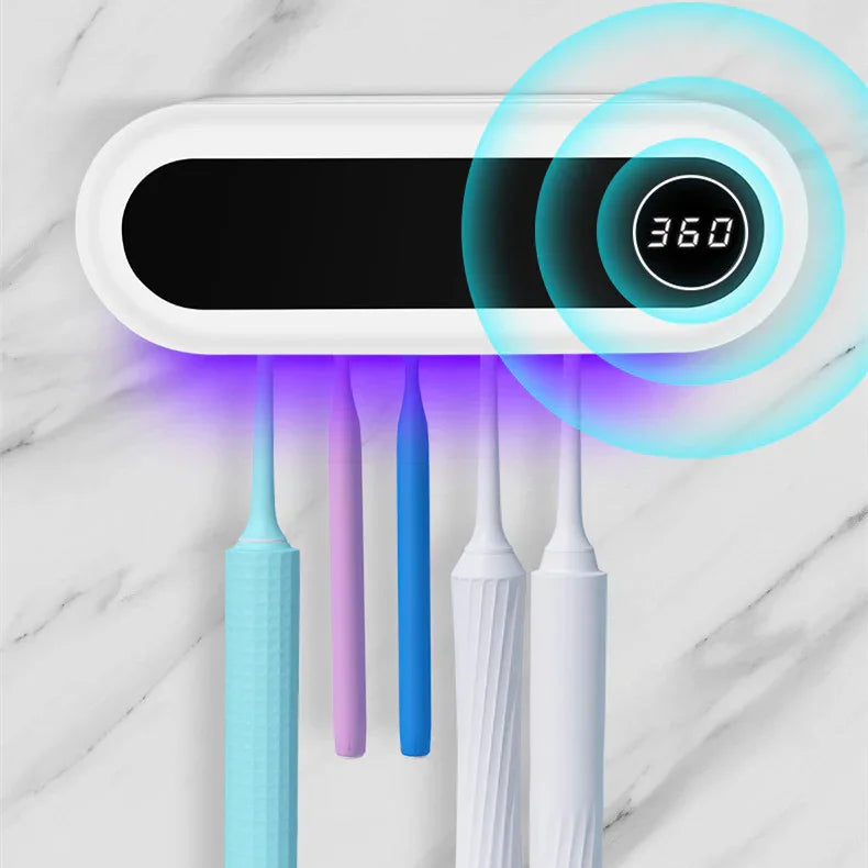Wall-Mounted Smart Toothbrush Sterilizer – UV Sterilization, Automatic & Hygienic - Shop Modiqa