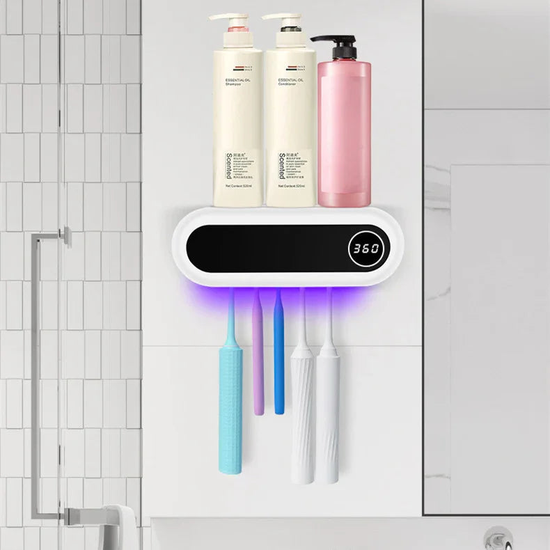 Wall-Mounted Smart Toothbrush Sterilizer – UV Sterilization, Automatic & Hygienic - Shop Modiqa