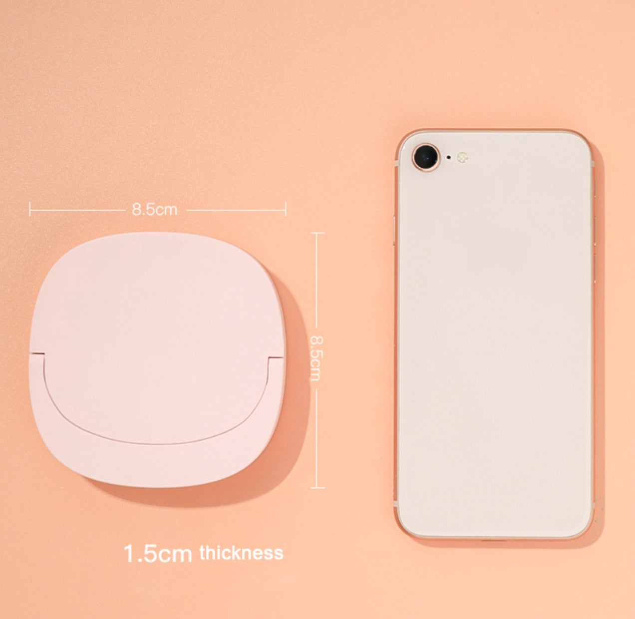 Portable LED Makeup Mirror – Compact, Travel-Friendly, Small Vanity Mirror with Lights - Shop Modiqa