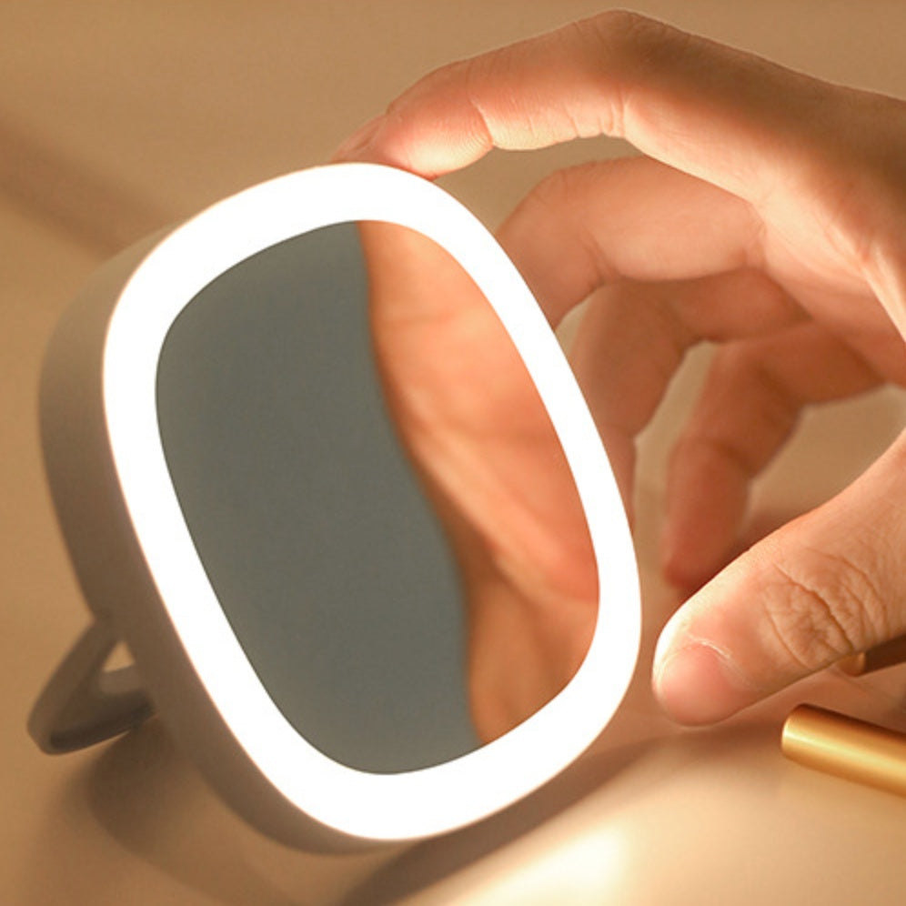 Portable LED Makeup Mirror – Compact, Travel-Friendly, Small Vanity Mirror with Lights - Shop Modiqa