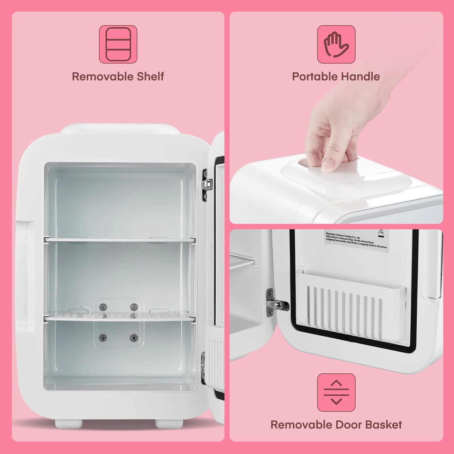 Mini LED Fridge – Compact, Portable, Stylish Refrigerator for Home & Office - Shop Modiqa