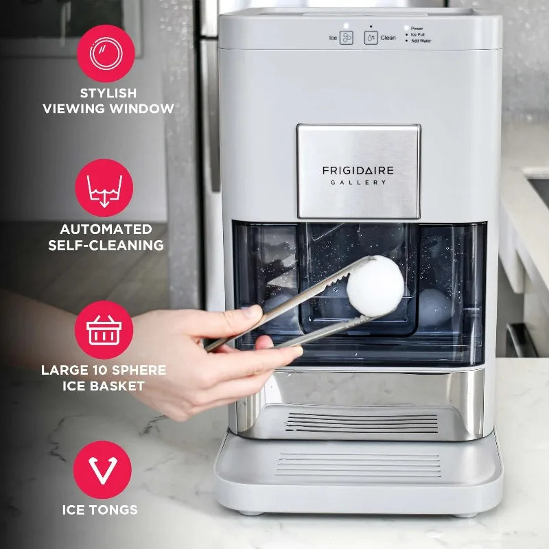 Frigidaire Gallery Artisinal Clear Sphere Ice Maker with Touch Control