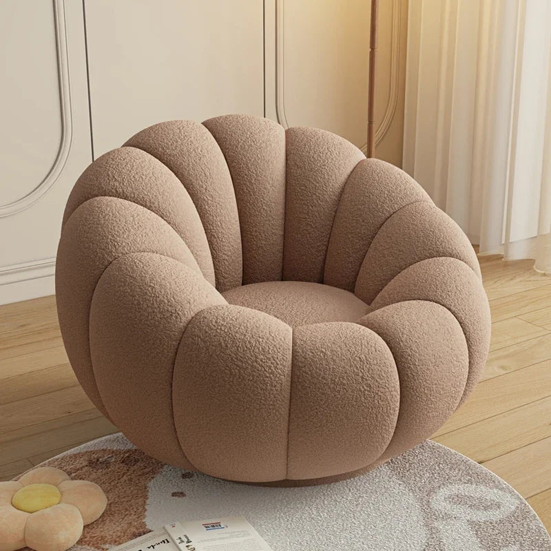Luxury Plush Pumpkin Chair