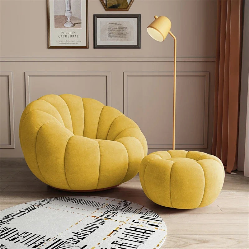 Luxury Plush Pumpkin Chair