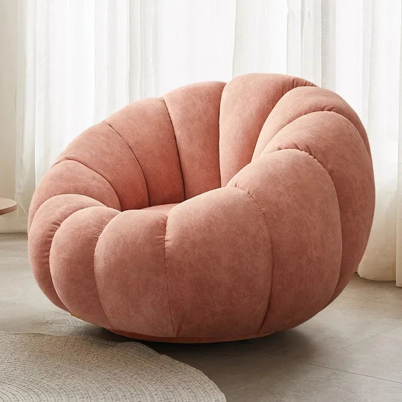 Luxury Plush Pumpkin Chair