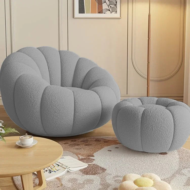 Luxury Plush Pumpkin Chair