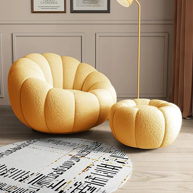 Luxury Plush Pumpkin Chair