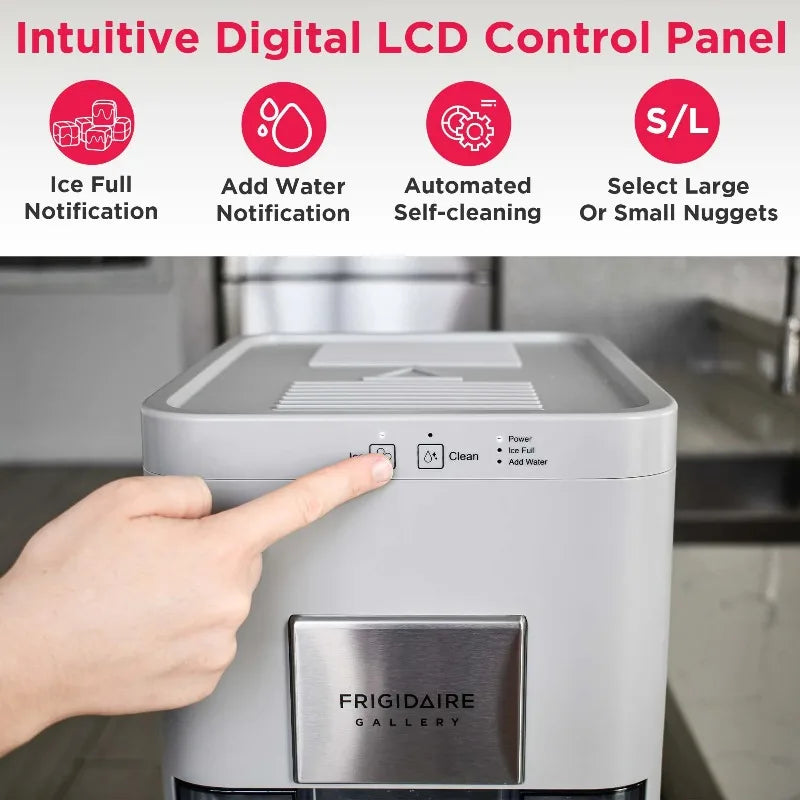 Frigidaire Gallery Artisinal Clear Sphere Ice Maker with Touch Control