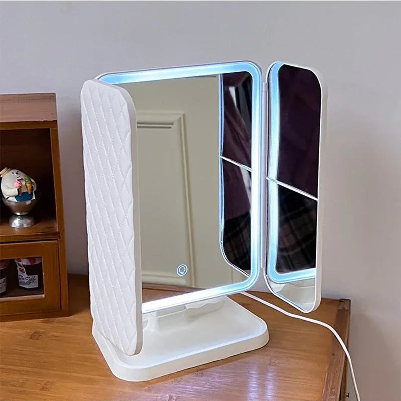 Trifold Makeup LED Mirror - Shop Modiqa