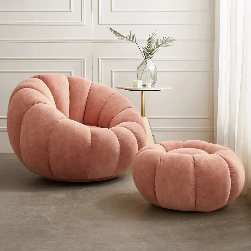 Luxury Plush Pumpkin Chair