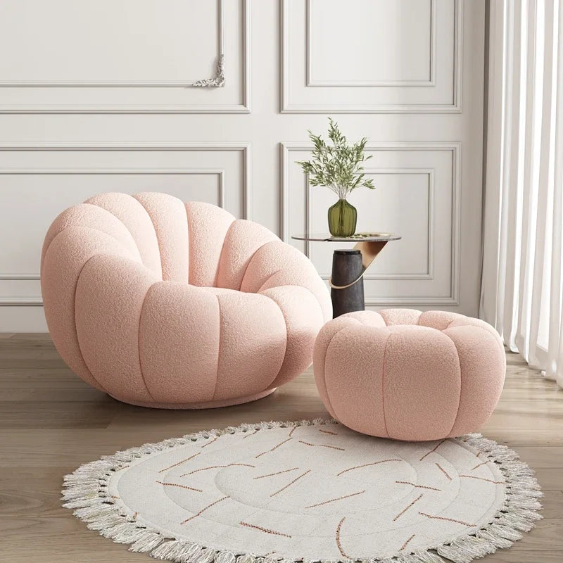 Luxury Plush Pumpkin Chair