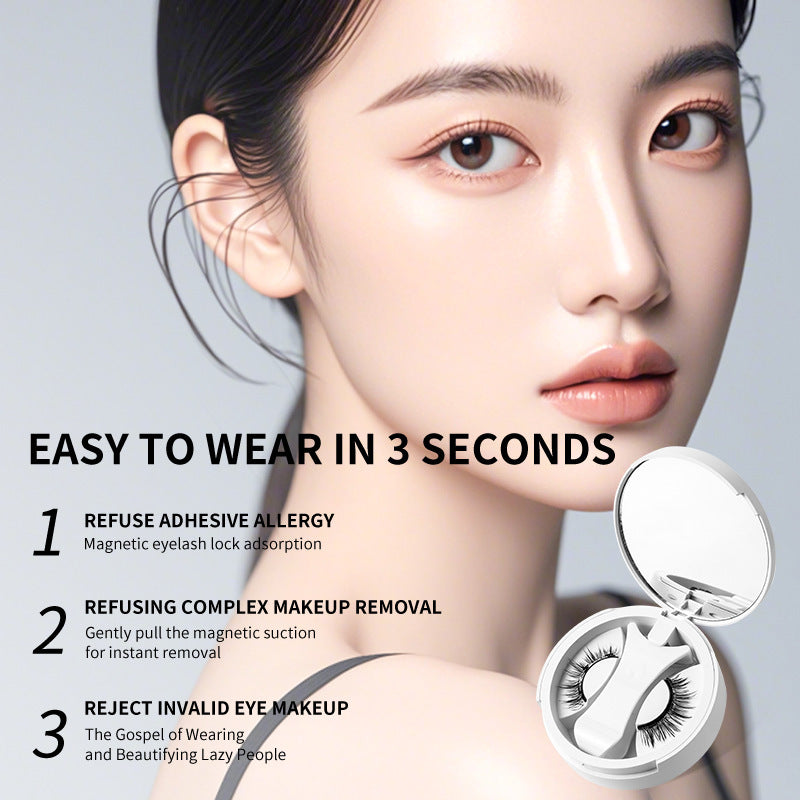 Magnetic False Eyelashes – Reusable, Natural Look, Easy Application - Shop Modiqa