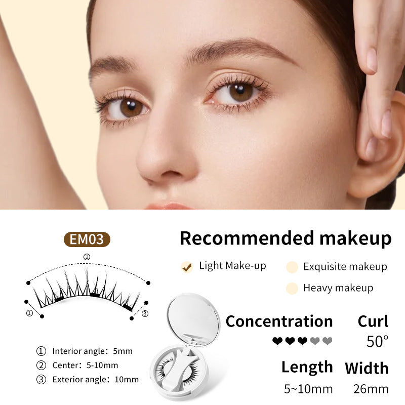 Magnetic False Eyelashes – Reusable, Natural Look, Easy Application - Shop Modiqa