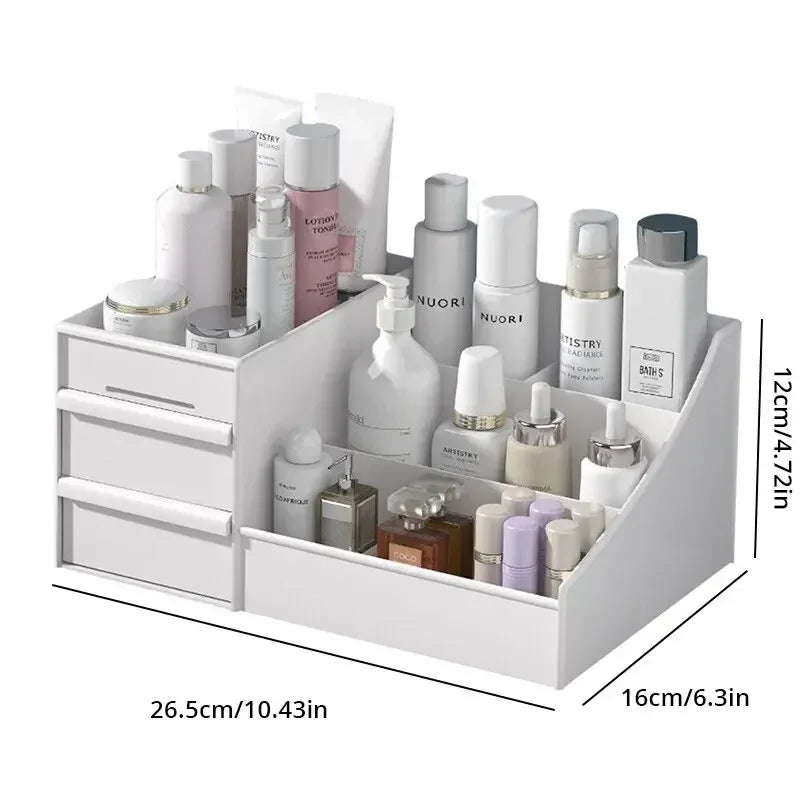 Makeup Storage Box – Acrylic Organizer, Multi-Compartment Vanity Storage - Shop Modiqa