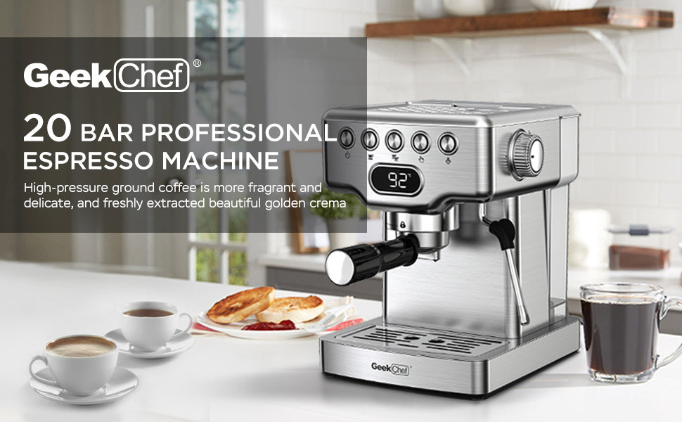 Geek Chef Barista Series Espresso Machine