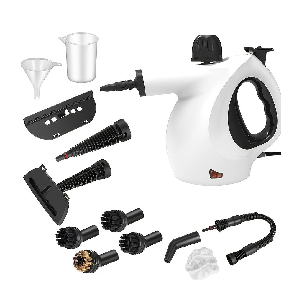 Handheld Multi-Surface Pressurized Steam Cleaner With 12 Accessories