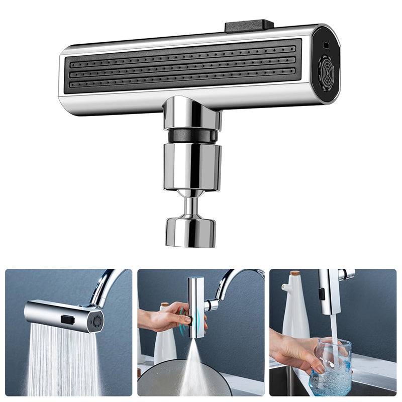 Multifunctional Kitchen Faucet with Universal Rotating Bubbler
