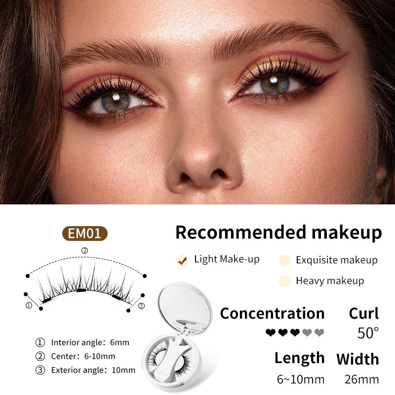 Magnetic False Eyelashes – Reusable, Natural Look, Easy Application - Shop Modiqa