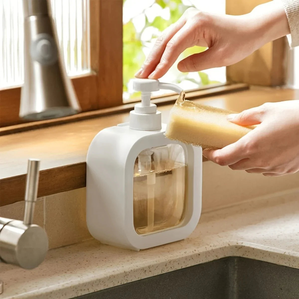 Soap Dispenser – Refillable, Stylish Bathroom & Kitchen Accessory - Shop Modiqa