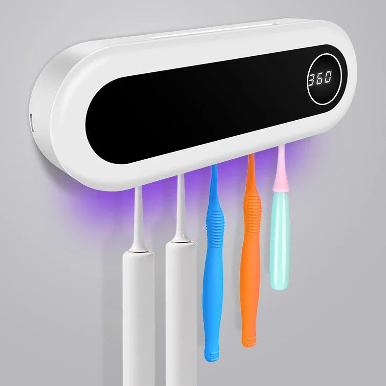 Wall-Mounted Smart Toothbrush Sterilizer – UV Sterilization, Automatic & Hygienic - Shop Modiqa
