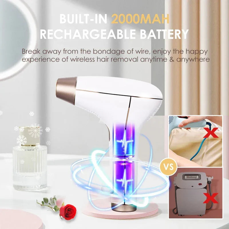 Modiqa Lumi Cordless Laser Hair Removal Rechargeable 4In1 - Shop Modiqa