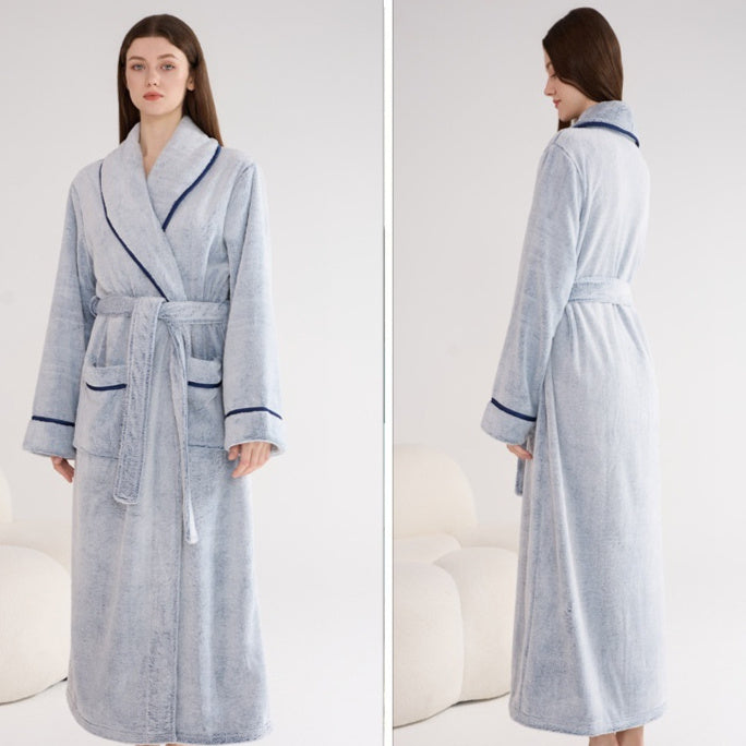 Thick Night-robe Flannel for Couple