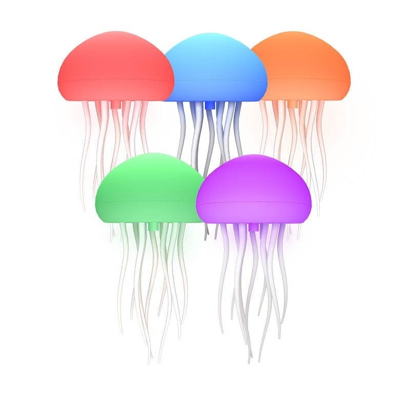 Portable LED Jellyfish Night Light For Bedside Desk
