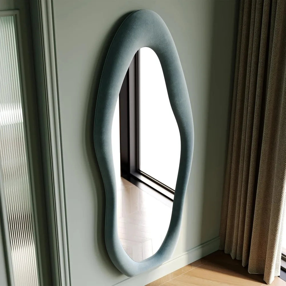 Wavy Full Body Mirror for Bedroom, Living Room & Cloakroom