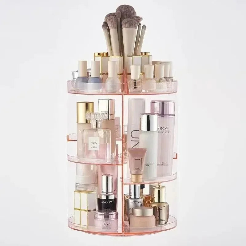 360 ° Rotatable Cosmetics Storage Rack
