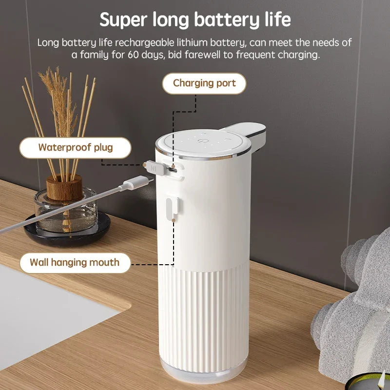 Automatic Foaming Soap Dispenser – Touchless, Refillable & Modern Bathroom Accessory - Shop Modiqa