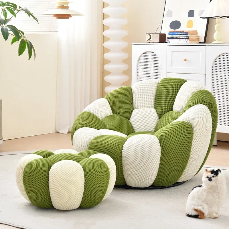 Pumpkin Lazy Sofa, Minimalist Rochburg Football Sofa