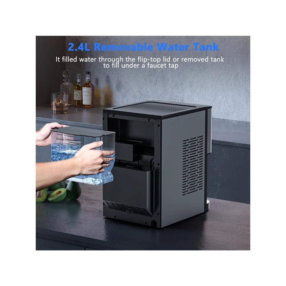 Nugget Ice Maker Machine with Dispenser