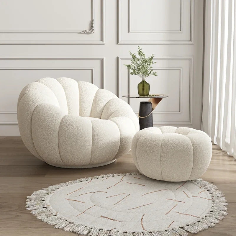 Luxury Plush Pumpkin Chair
