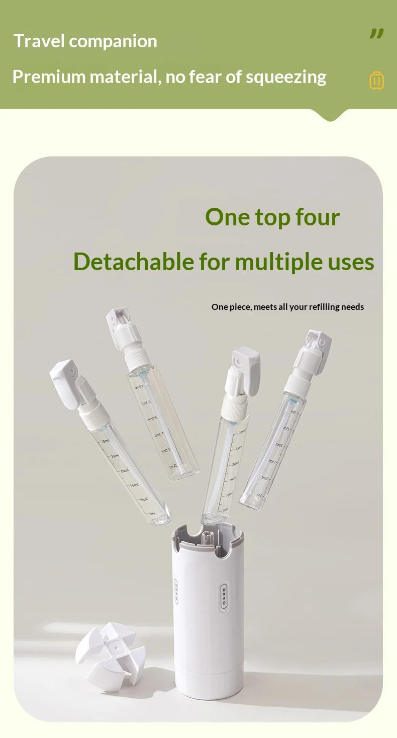 4-in-1 Travel Refillable Bottles