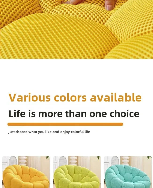 Pumpkin Lazy Sofa, Minimalist Rochburg Football Sofa