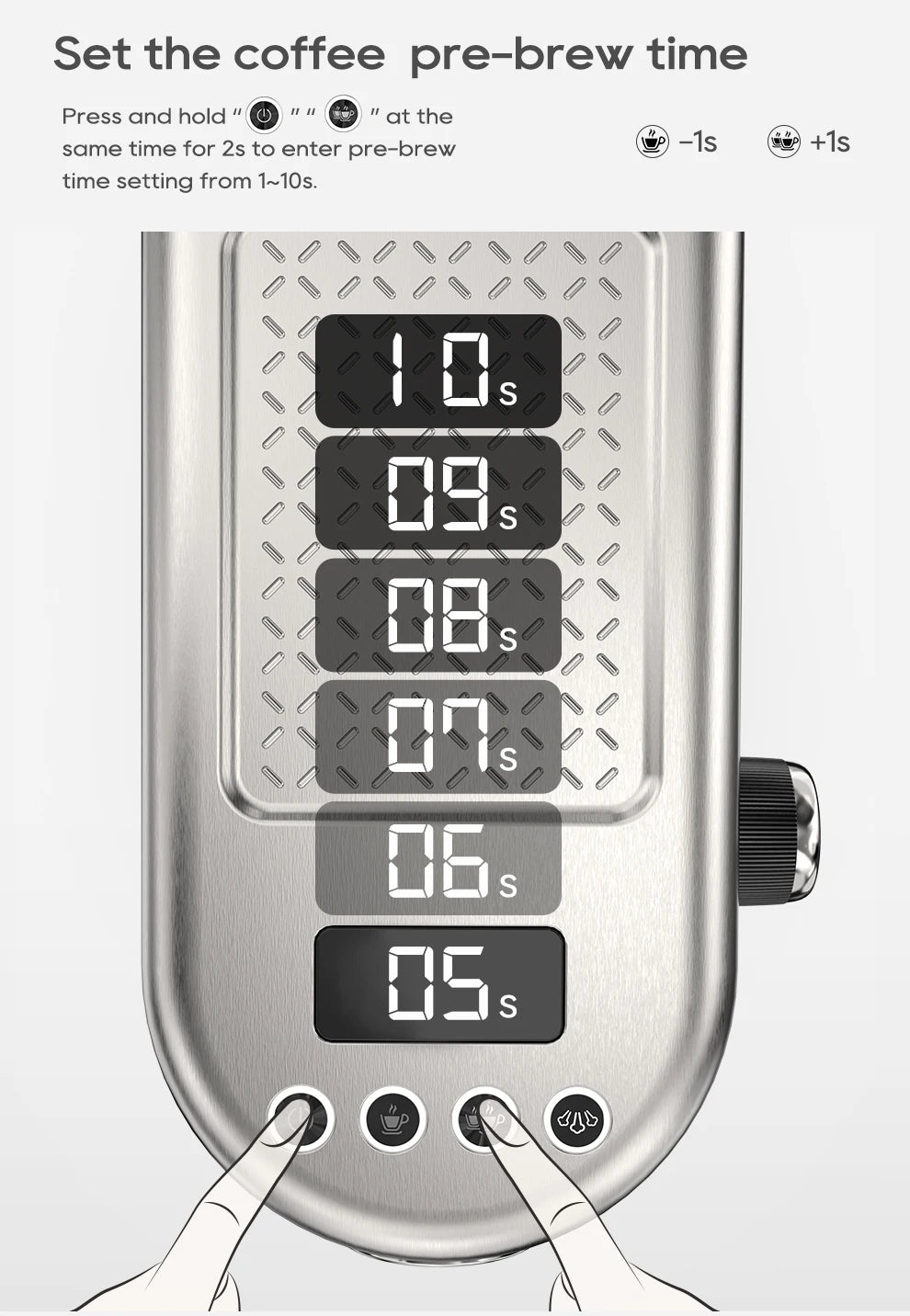 HiBREW 20Bar Semi-Automatic Espresso Machine