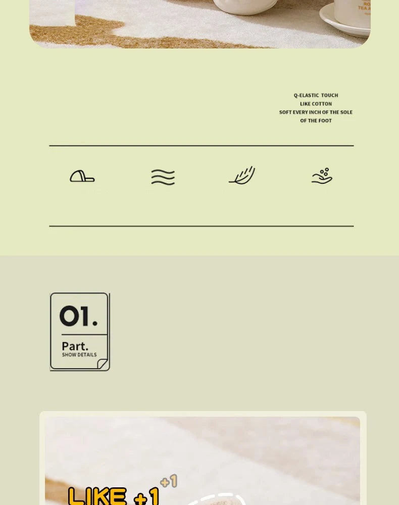 Thick Soled Bow Plush Slippers