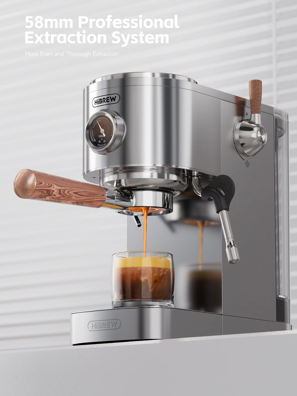 HiBREW H13 20bar Semi-automatic Espresso Machine
