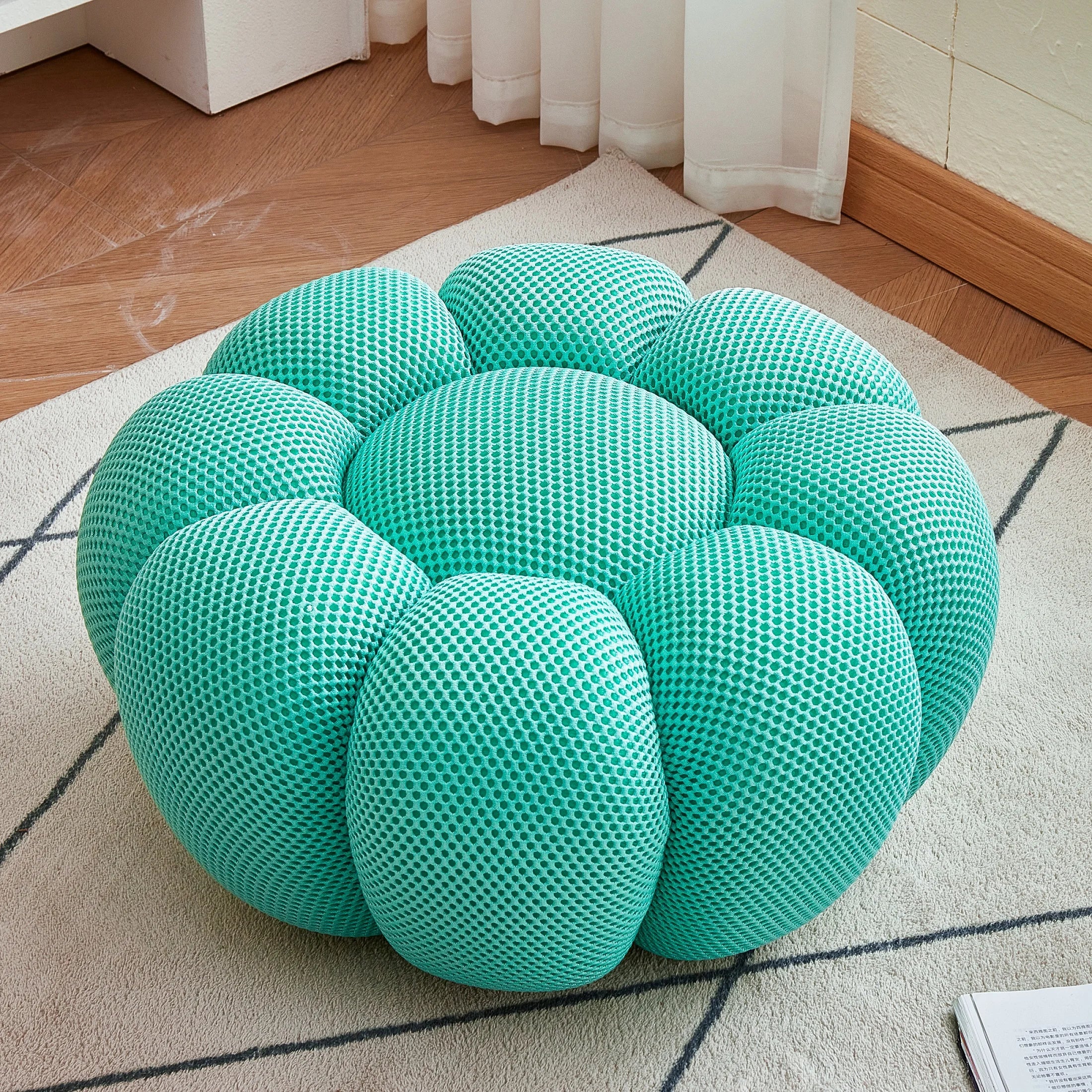 Pumpkin Lazy Sofa, Minimalist Rochburg Football Sofa