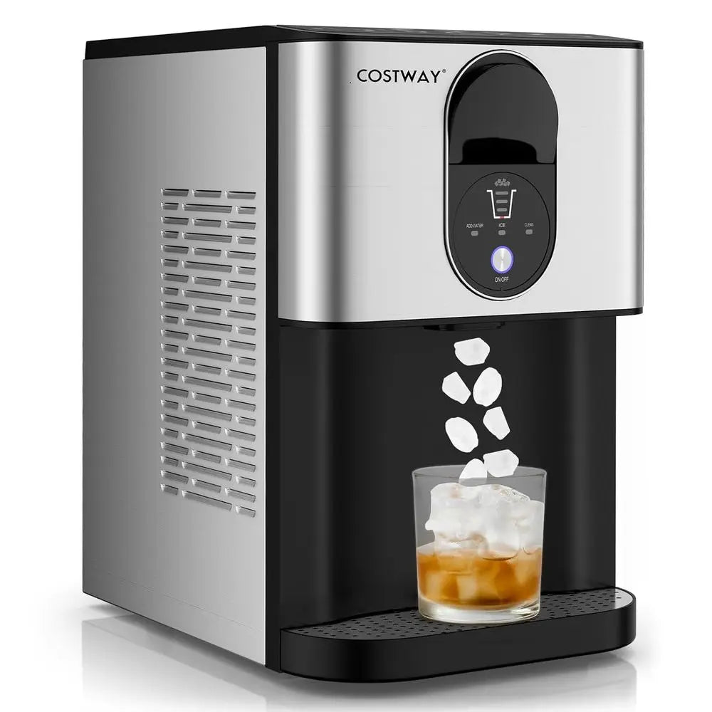 Costway Pebble Ice Dispenser with Self-Cleaning