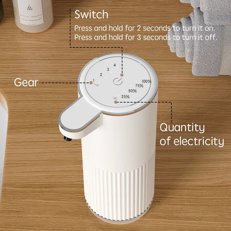Automatic Foaming Soap Dispenser – Touchless, Refillable & Modern Bathroom Accessory - Shop Modiqa