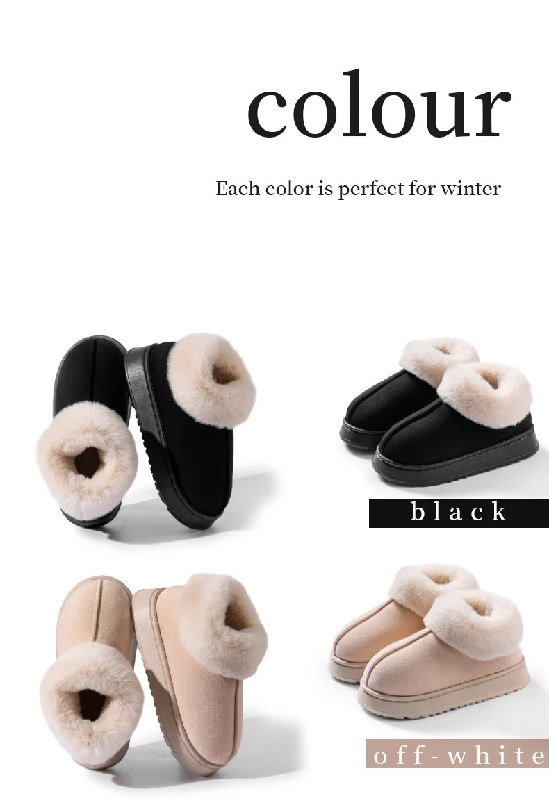 Plush Faux Fur Fashion Snow Boots