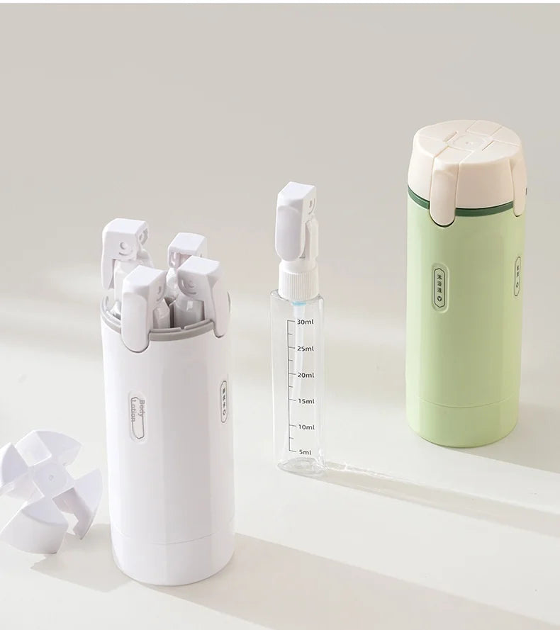 4-in-1 Travel Refillable Bottles