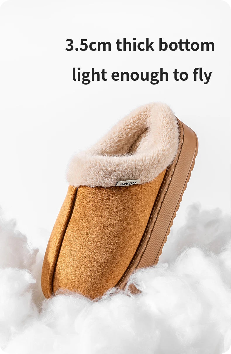 Fashion Unisex Fluffy Slippers for Autumn and Winter