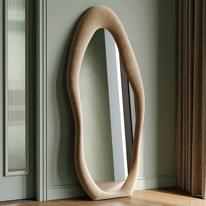 Wavy Full Body Mirror for Bedroom, Living Room & Cloakroom