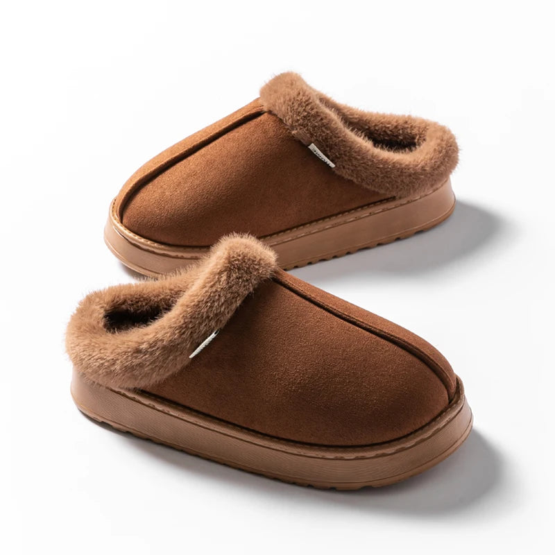 Fashion Unisex Fluffy Slippers for Autumn and Winter