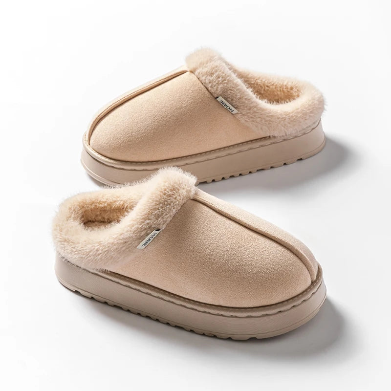 Fashion Unisex Fluffy Slippers for Autumn and Winter