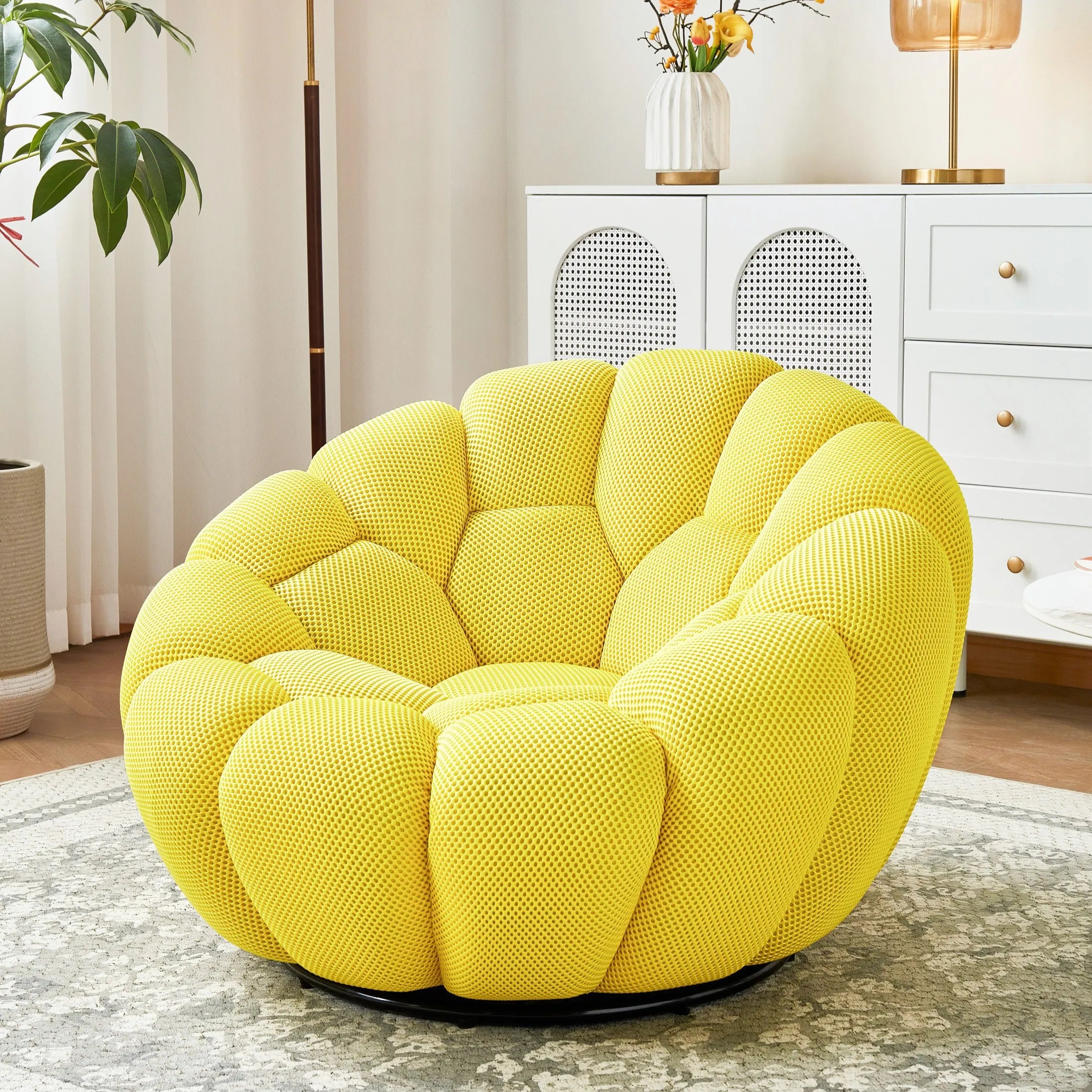 Pumpkin Lazy Sofa, Minimalist Rochburg Football Sofa