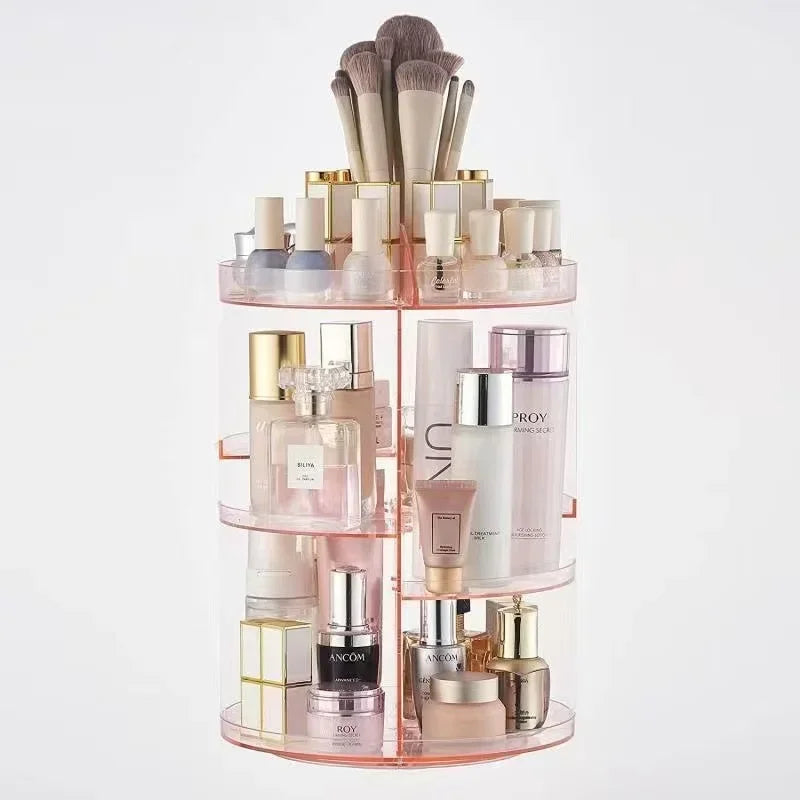 360 ° Rotatable Cosmetics Storage Rack