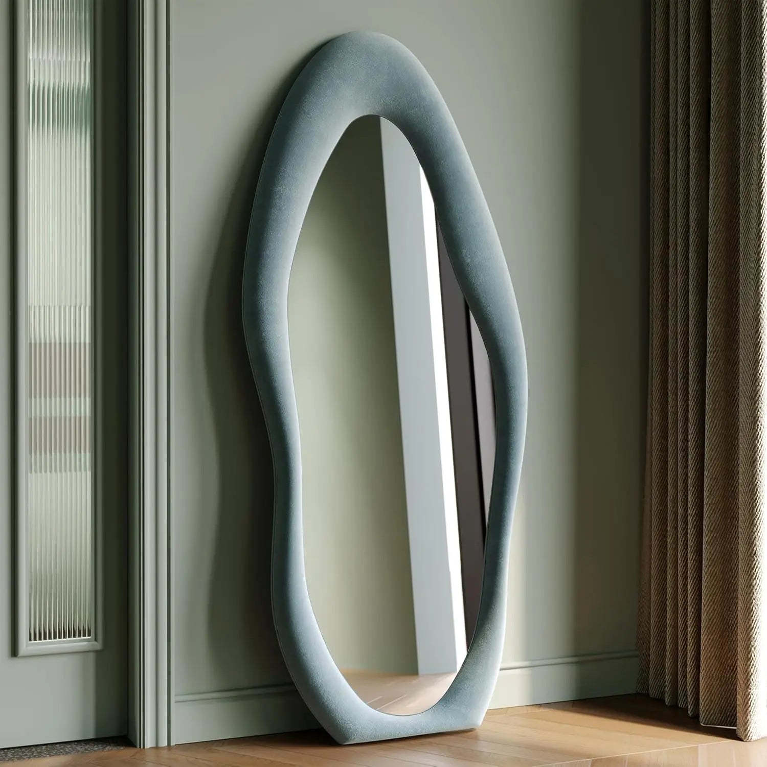 Wavy Full Body Mirror for Bedroom, Living Room & Cloakroom